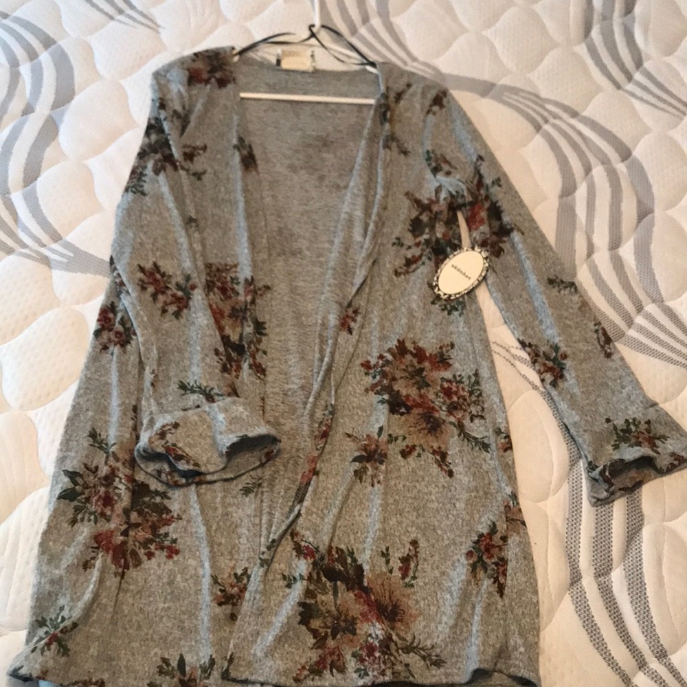 Floral sweater